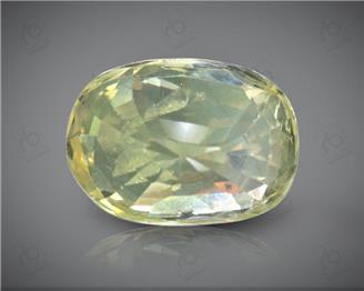 Natural Unheated & Untreated Certified Yellow Sapphire (Pokhraj) 7.06 carats -98050